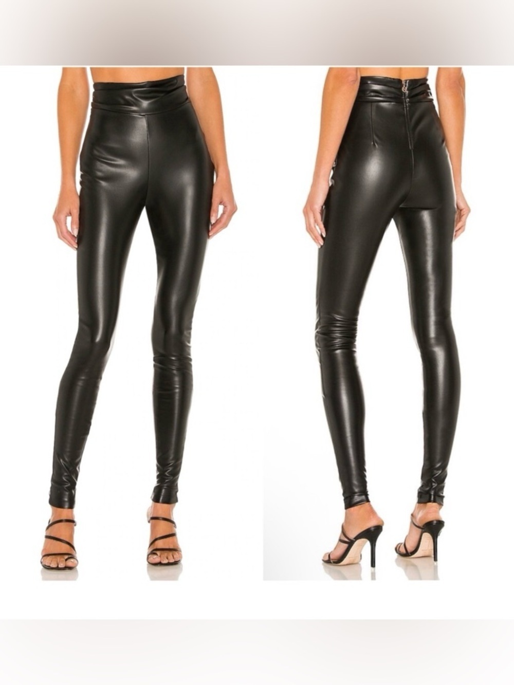 NWOT Nookie Viktoria Faux Leather Pants in Matte Black small